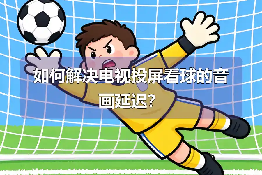 如何解决电视投屏看球的音画延迟？