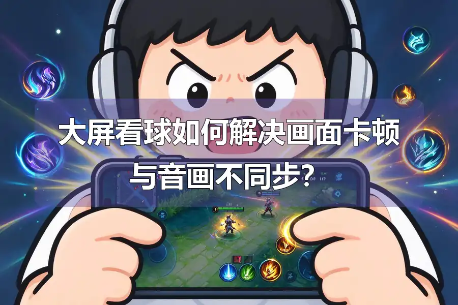 大屏看球如何解决画面卡顿与音画不同步？