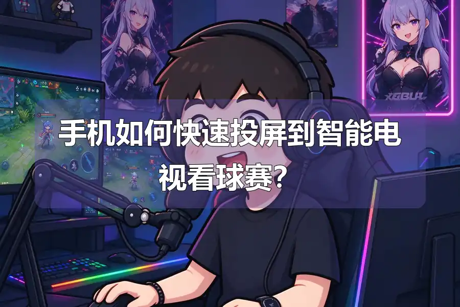 手机如何快速投屏到智能电视看球赛？